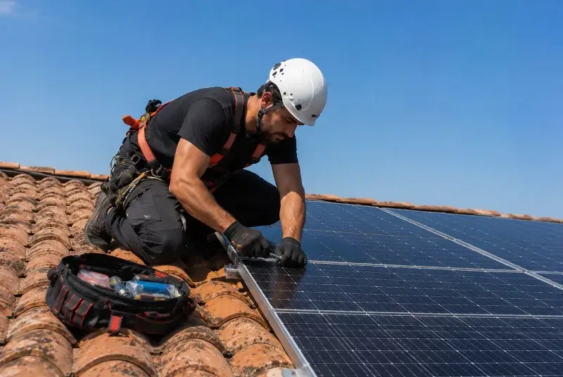Maintenance et monitoring de panneaux solaires à Bois-Grenier