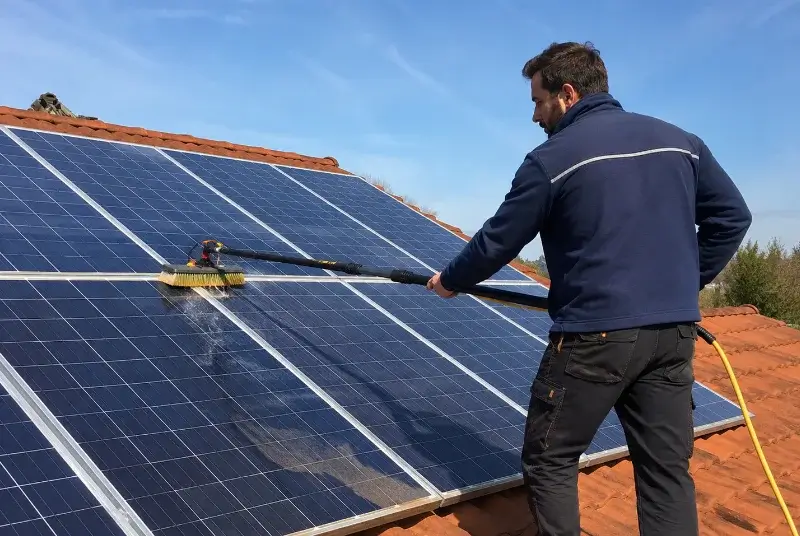 Nettoyage et entretien de panneaux solaires à Bois-Grenier
